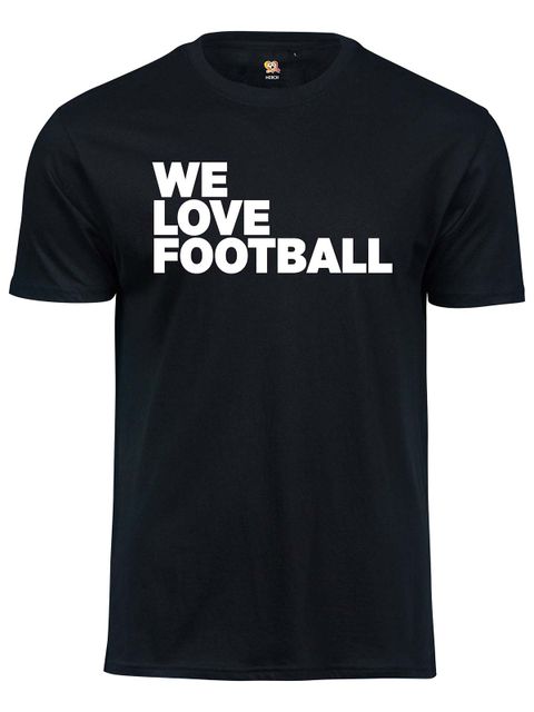 WLF T-shirt, Svart - We-Love-Football WLF T-shirt, Svart - We-Love-Football