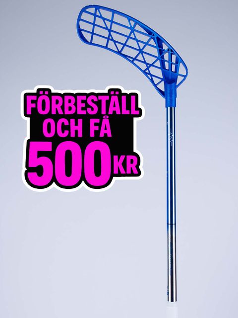 Zone Innebandyklubba AIR/TWO POWER 27 - Thin (26/27) Metal Blue-Chrome