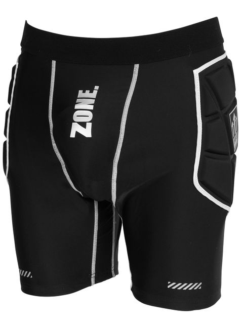 Zone Skyddsbyxa UPGRADE Goalie Shorts Black-Silver