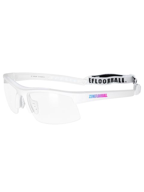 Zone Innebandyglasögon PROTECTOR White-Prizm