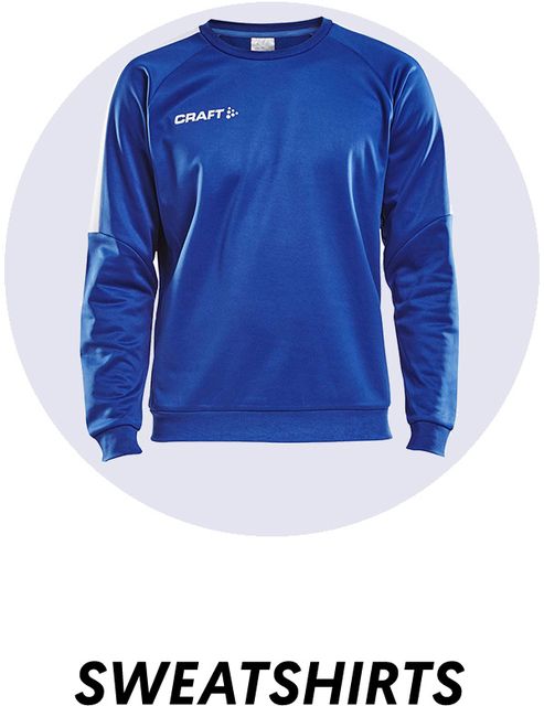Sweatshirts för träning, klubb och fritid