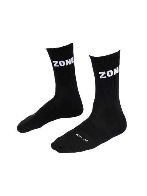 Zone Sock CLUB Low, Black (Åkersberga IBF - Ackers)
