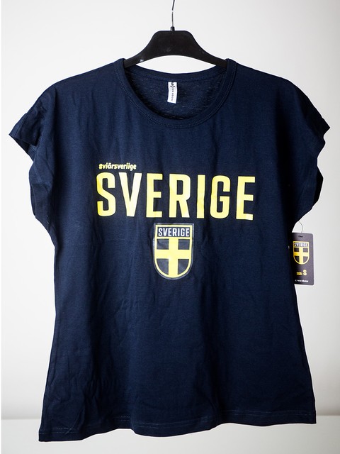 Sverige Supporter - T-shirt VI ÄR SVERIGE (Dam)