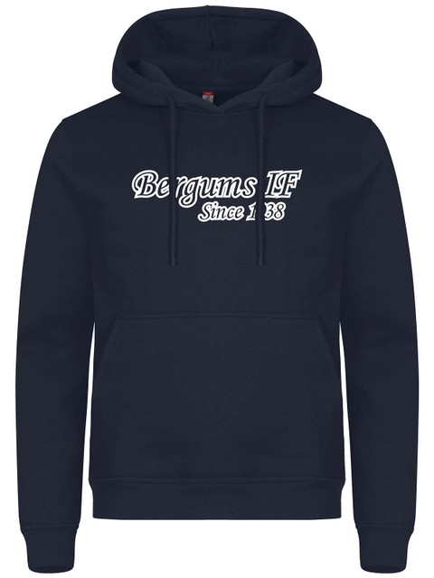 Hoodie - Supporter, Navy (Bergums IF)