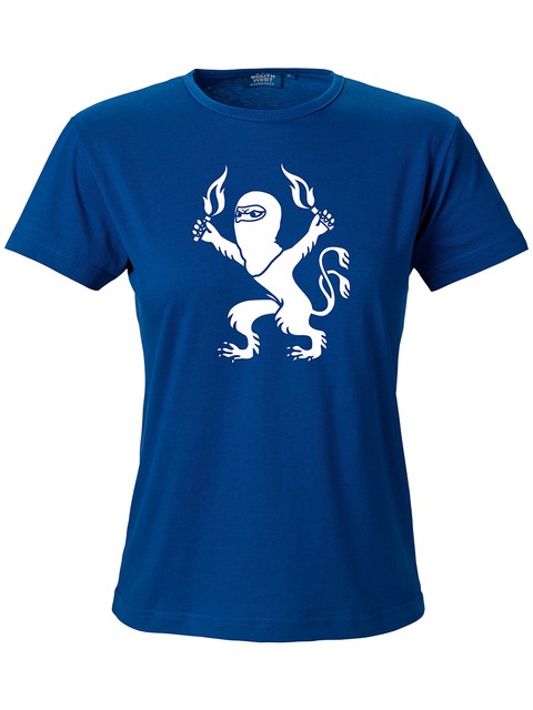 T-shirt Dam, Blå - Pyro-Lejon
