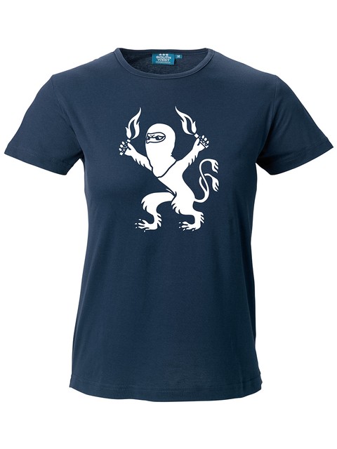 T-shirt Dam, Marinblå - Pyro-Lejon