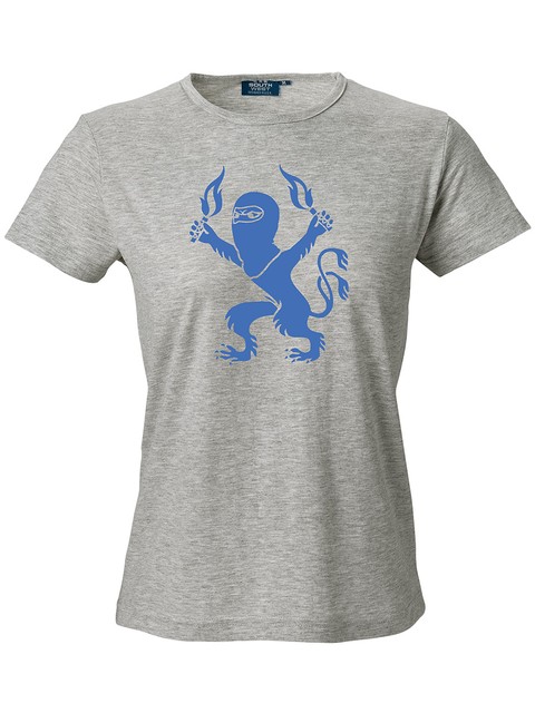 T-shirt Dam, Grå - Pyro-Lejon