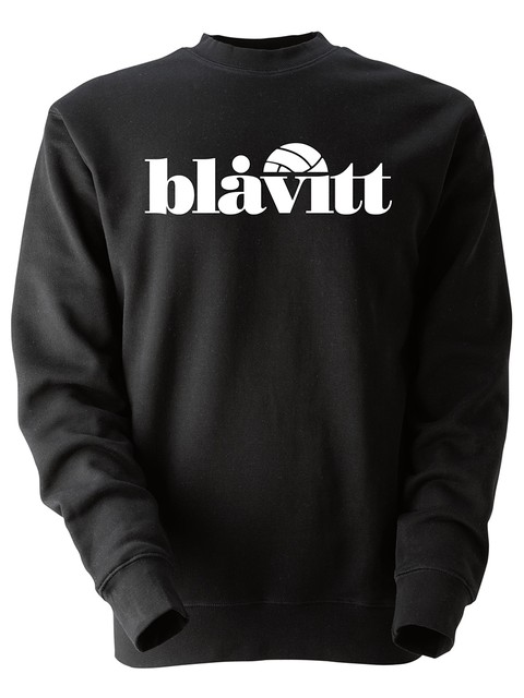Collegetröja, Svart - Blåvitt Elesse
