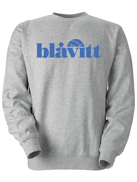 Collegetröja, Grå - Blåvitt Elesse