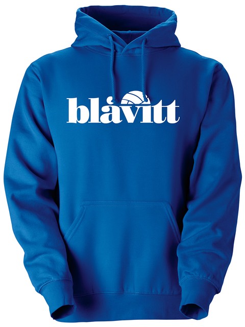 Hoodtröja, Blå - Blåvitt Elesse