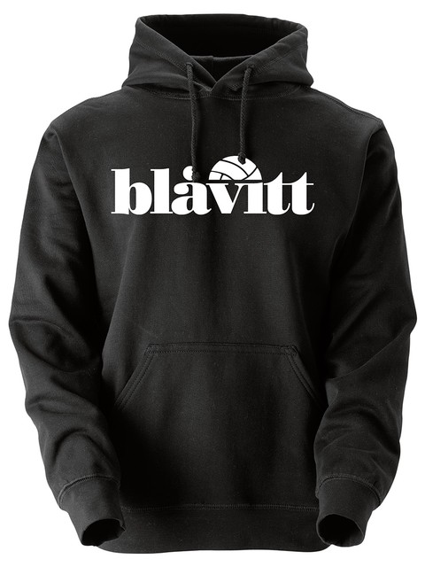Hoodtröja, Svart - Blåvitt Elesse