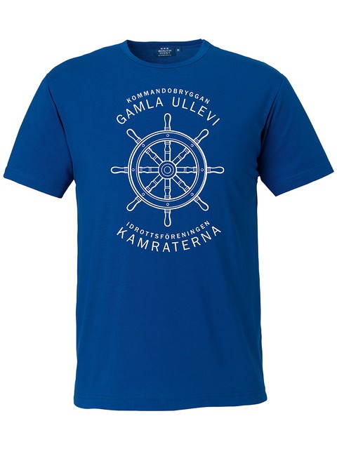 T-shirt Herr, Blå - Kommandobryggan Roder