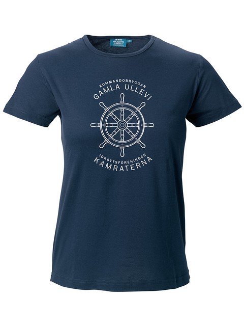 T-shirt Dam, Marinblå - Kommandobryggan Roder