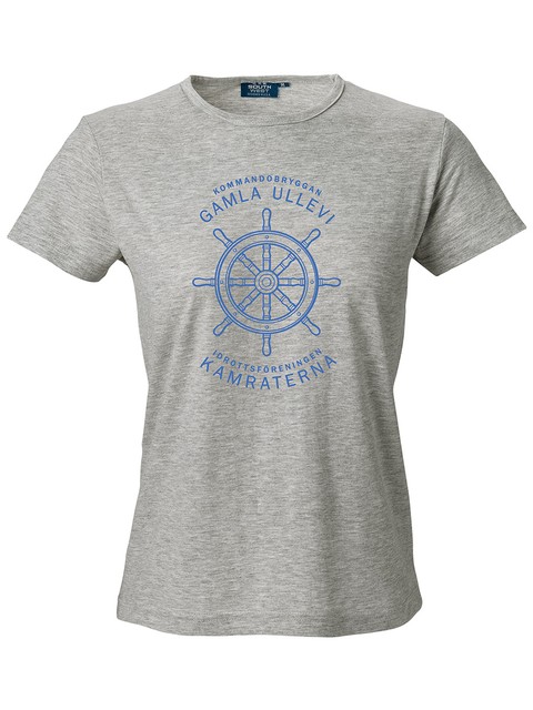 T-shirt Dam, Grå - Kommandobryggan Roder