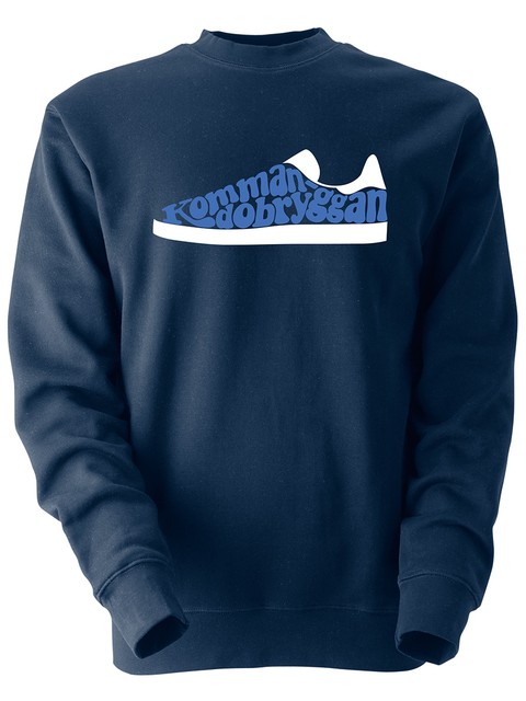 Collegetröja, Marinblå - Kommandobryggan Sneaker