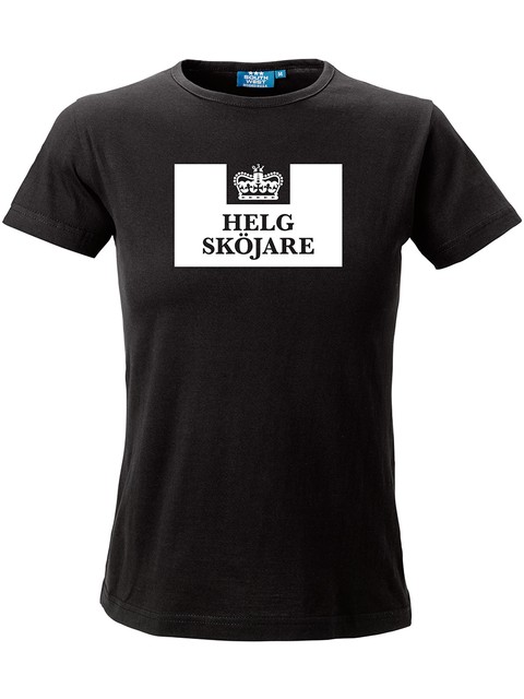 T-shirt Dam, Svart - Helgsköjare