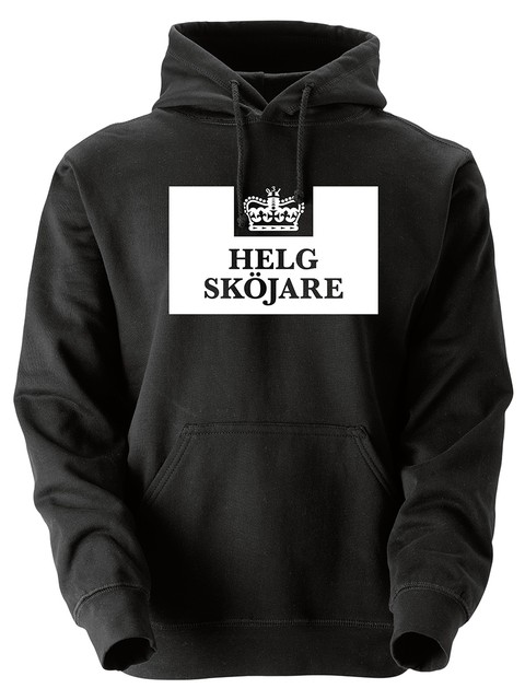 Hoodtröja, Svart - Helgsköjare