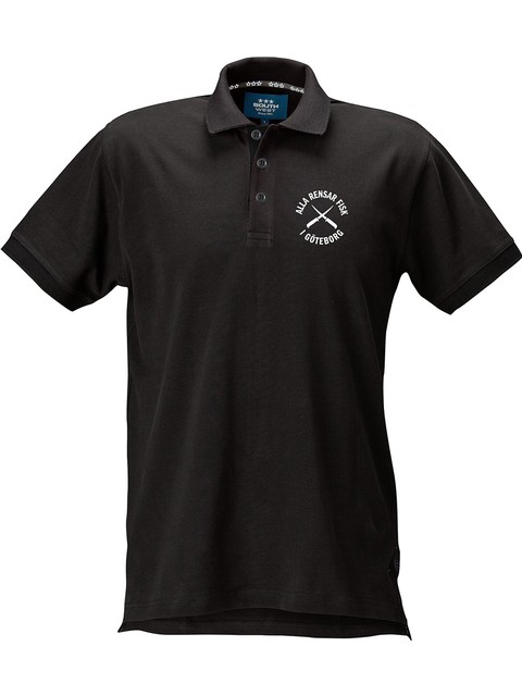 Piké, Svart - Alla Rensar Fisk (liten logo)