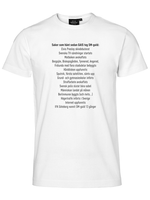 T-shirt Herr, Vit - Saker Som Hänt
