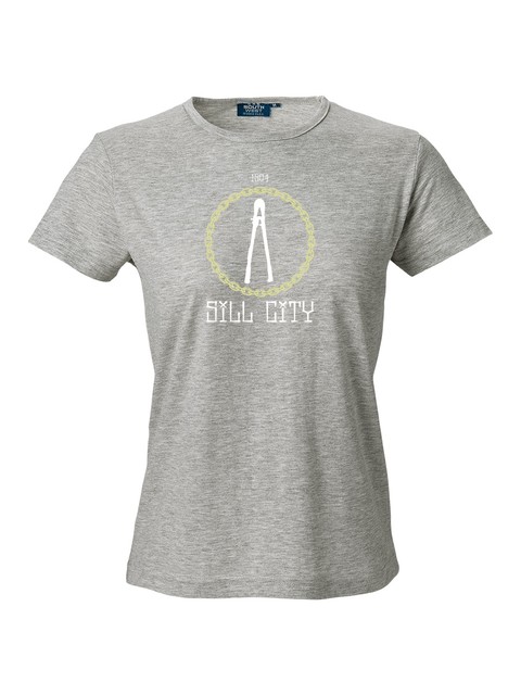 T-shirt Dam, Grå - Sill City