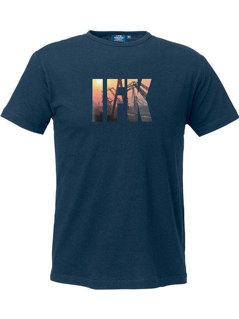 T-shirt Herr, Marinblå - IFK Sunset