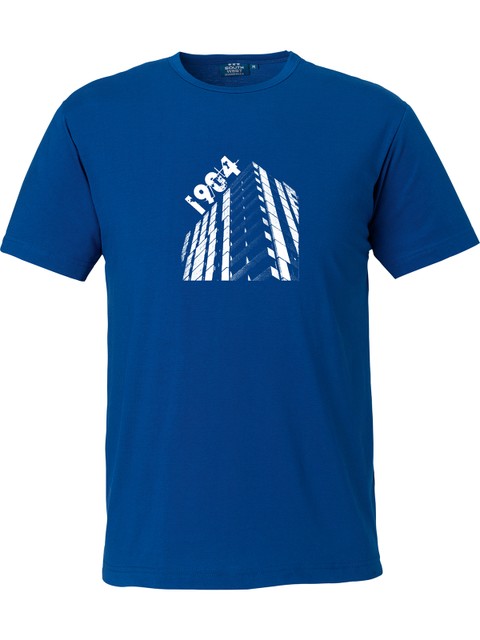T-shirt Herr, Blå - Höghus 1904