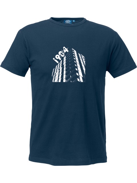 T-shirt Herr, Marinblå - Höghus 1904