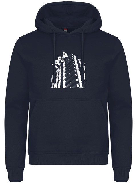 Hoodie, Navy - Höghus 1904