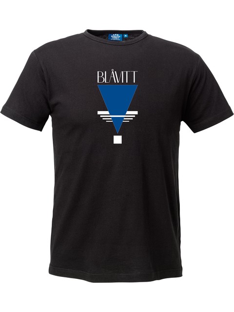 T-shirt Men, Black - Blåvitt Triangel