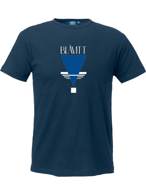 T-shirt Men, Navy - Blåvitt Triangel