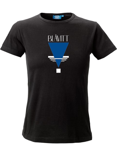 T-shirt Women, Black - Blåvitt Triangel