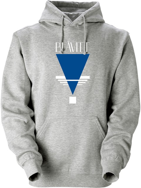 Hoodie, Grey - Blåvitt Triangel