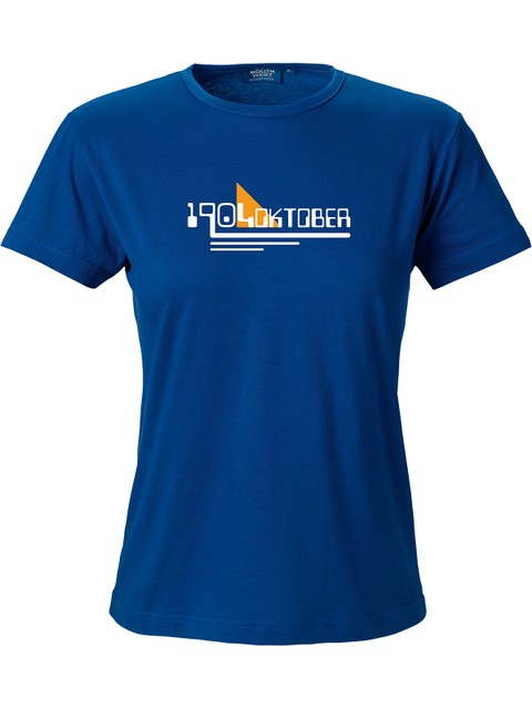 T-shirt Women, Blue - 1904 Oktober