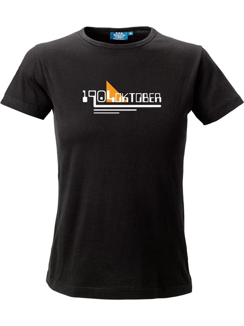 T-shirt Women, Black - 1904 Oktober