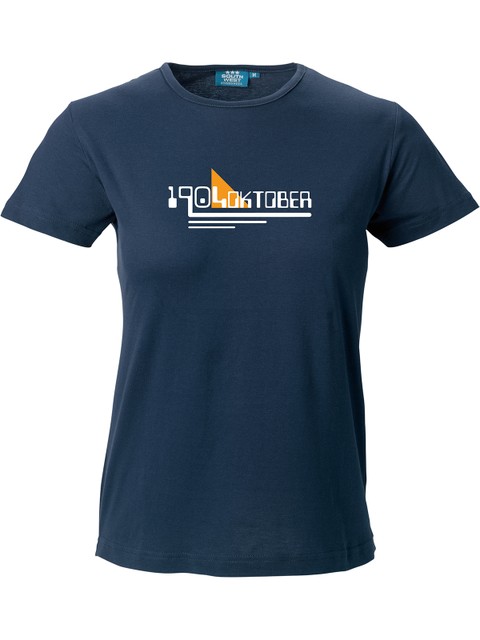 T-shirt Women, Navy - 1904 Oktober