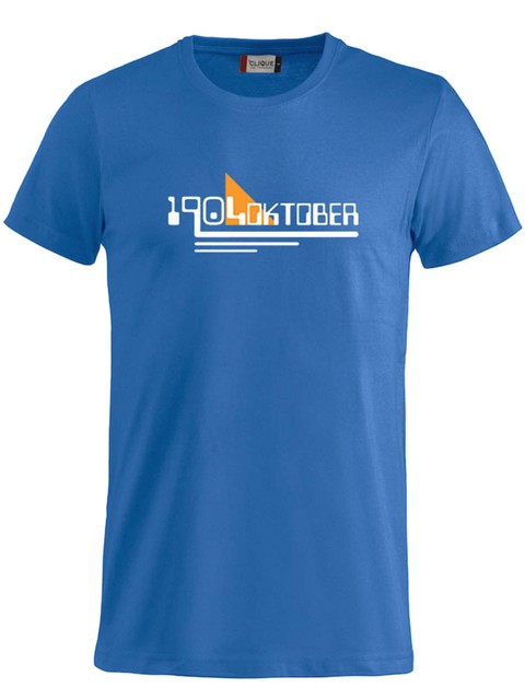 T-shirt Junior, Blå - 1904 Oktober