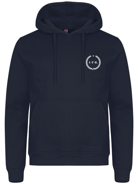 Hoodie, Navy - Kransen (liten logo)