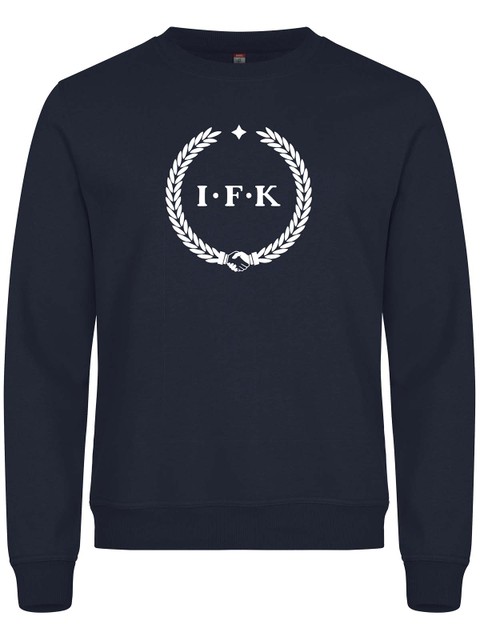Sweatshirt, Navy - Kransen (stor logo)