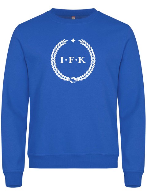 Sweatshirt, Blue - Kransen (stor logo)
