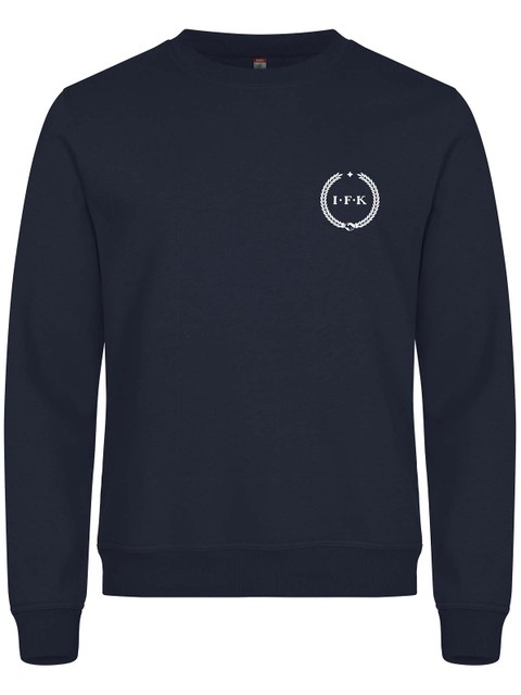 Sweatshirt, Navy - Kransen (liten logo)