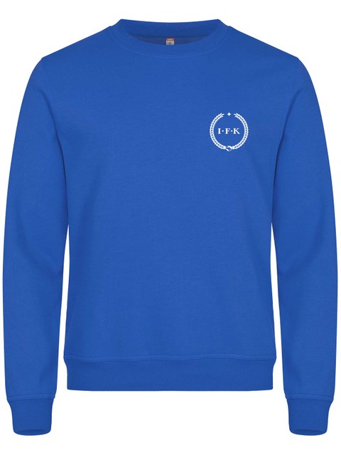 Sweatshirt, Blue - Kransen (liten logo)