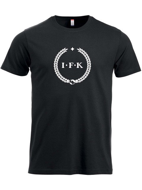 T-shirt, Black - Kransen (stor logo)