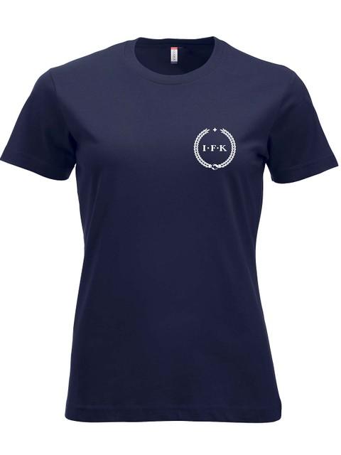 T-shirt, Navy - Kransen (liten logo)