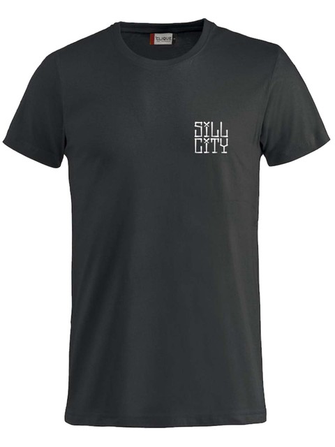 T-shirt Junior, Black - Sill City Text (liten logo)