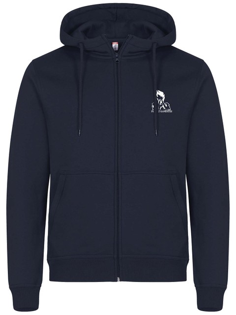 Full Zip Hoodie, Navy - Framåt Kamrater