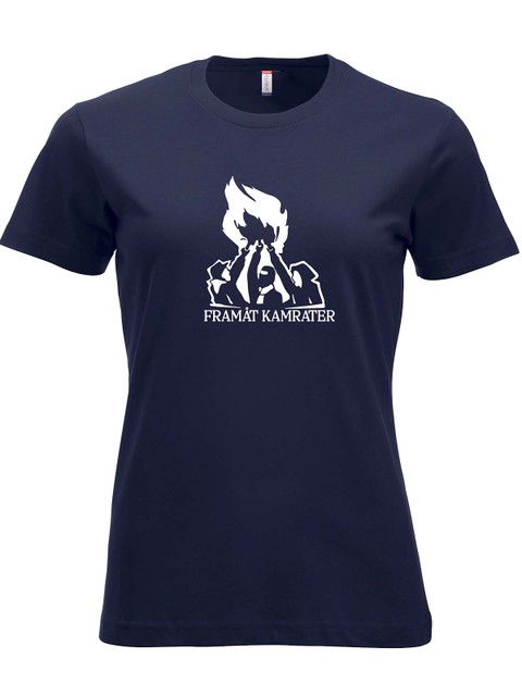 T-shirt, Navy - Framåt Kamrater (stor logo)