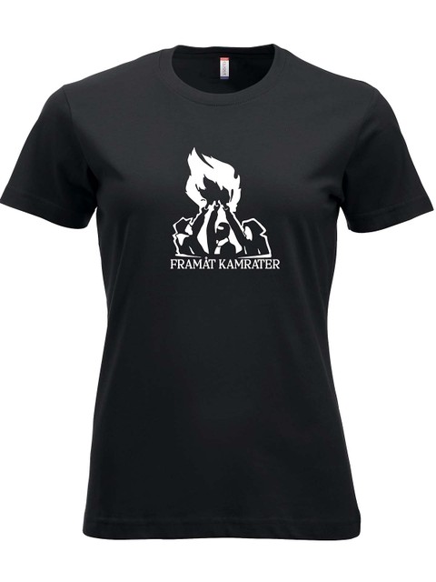 T-shirt, Black - Framåt Kamrater (stor logo)