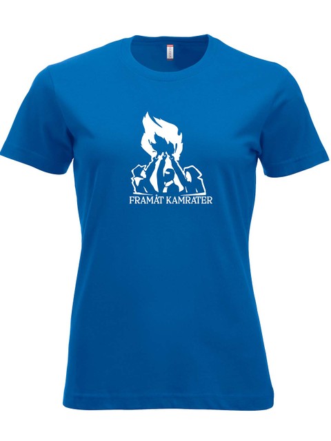 T-shirt, Blue - Framåt Kamrater (stor logo)