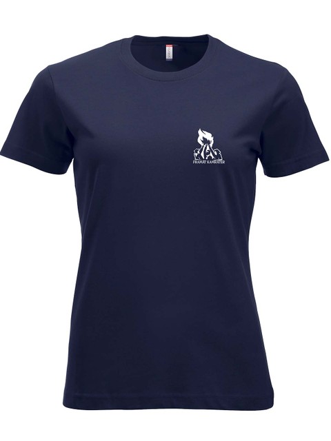 T-shirt, Navy - Framåt Kamrater (liten logo)