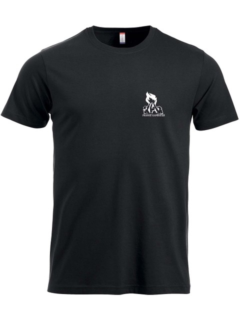 T-shirt, Black - Framåt Kamrater (liten logo)
